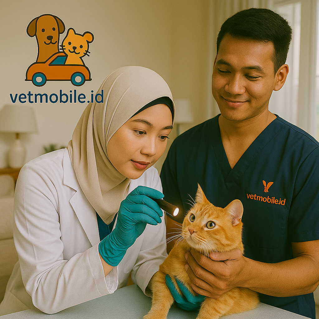 Gambar layanan checkup di rumah vetmobile.id