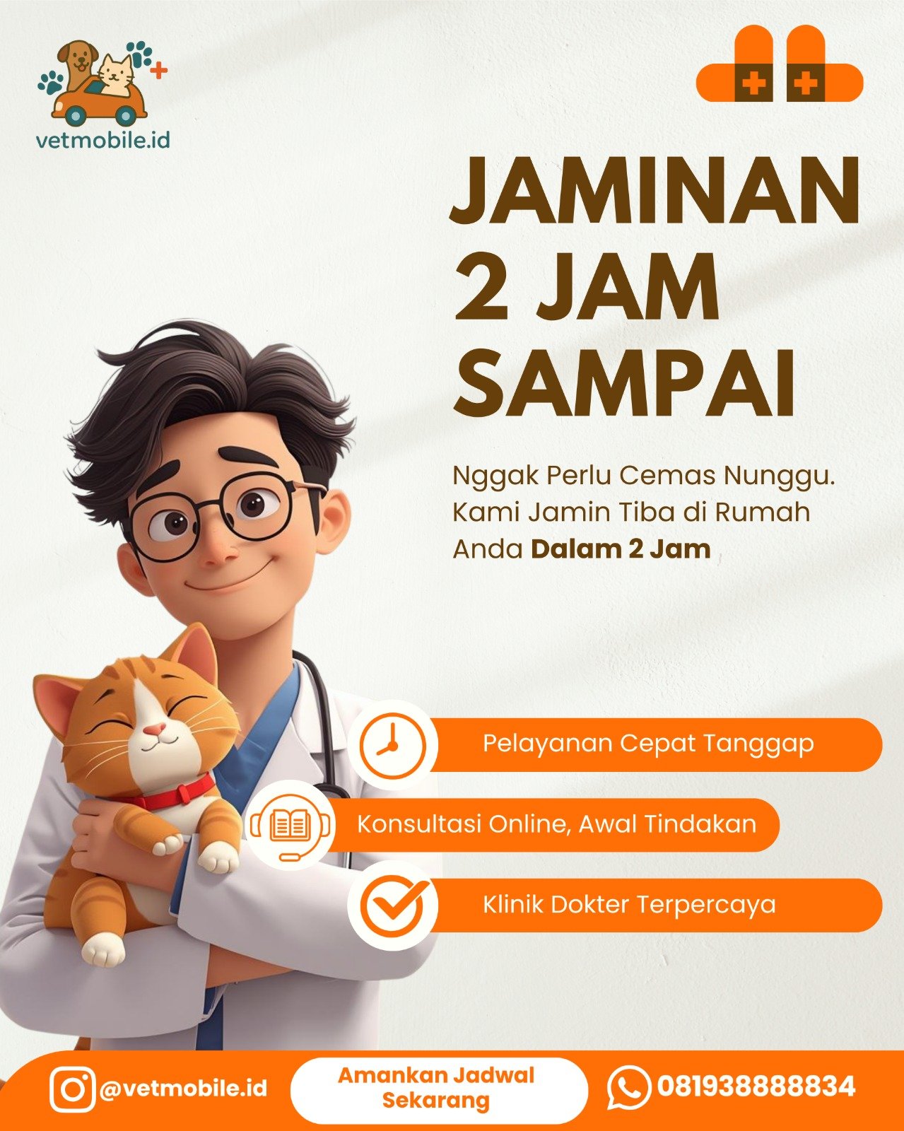 Dokter hewan gawat darurat vetmobile.id